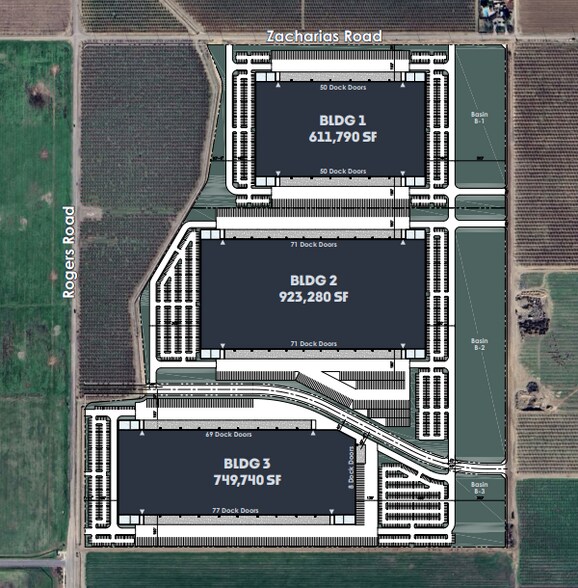 SEC Zacharais Rd & Rogers Rd, Patterson, CA à vendre - Plan de site – Image 1 sur 2