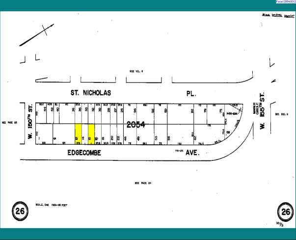 363 Edgecombe Ave, New York, NY à vendre - Plan cadastral – Image 3 sur 4