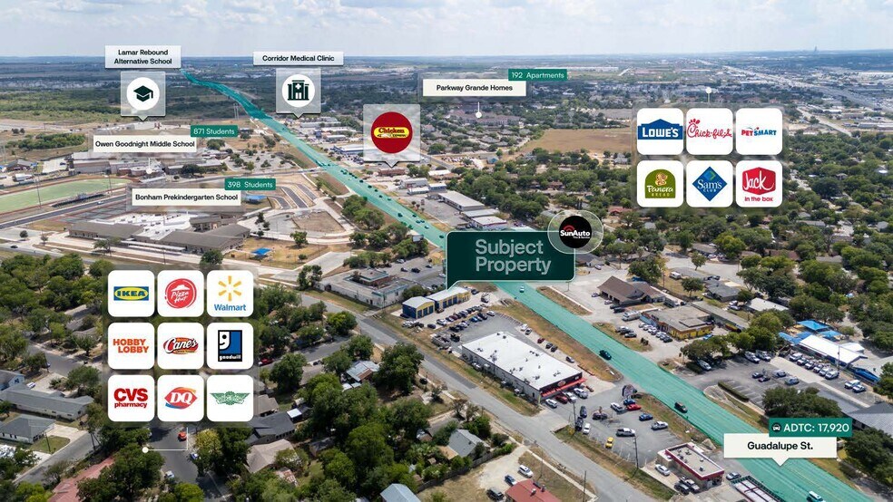 1201 TX-123, San Marcos, TX à vendre - Photo de l’immeuble – Image 3 sur 3