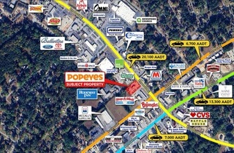 1211 NE Bypass 72, Greenwood, SC - VUE AÉRIENNE vue de carte - Image1