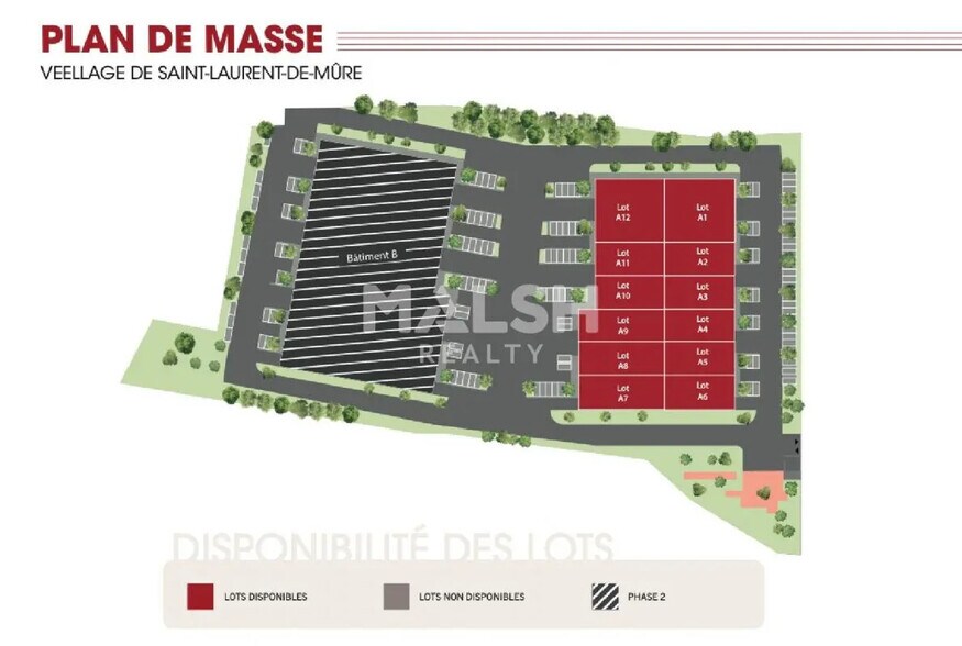 Local d’activités dans Saint-Laurent-de-Mure à louer - Plan d’étage – Image 2 sur 2