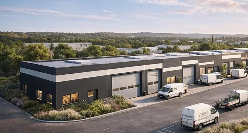 Industriel/Logistique dans Saint-Laurent-des-Arbres à vendre Photo de l’immeuble– Image 1 sur 4