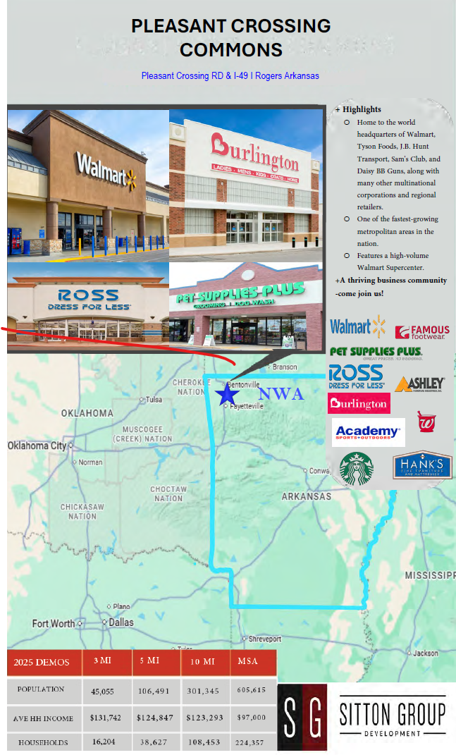 4305 S Pleasant Crossing Blvd, Rogers, AR à louer Photo de l’immeuble– Image 1 sur 7