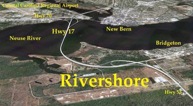201 Galloway Rd, New Bern, NC - Vue aérienne vue de carte - Image1