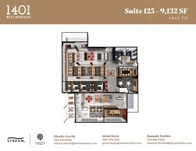 1401 W Morehead St, Charlotte, NC à louer Plan d’étage– Image 2 sur 2