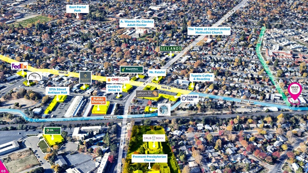 5523-5531 F St, Sacramento, CA à louer - Photo de l’immeuble – Image 3 sur 13