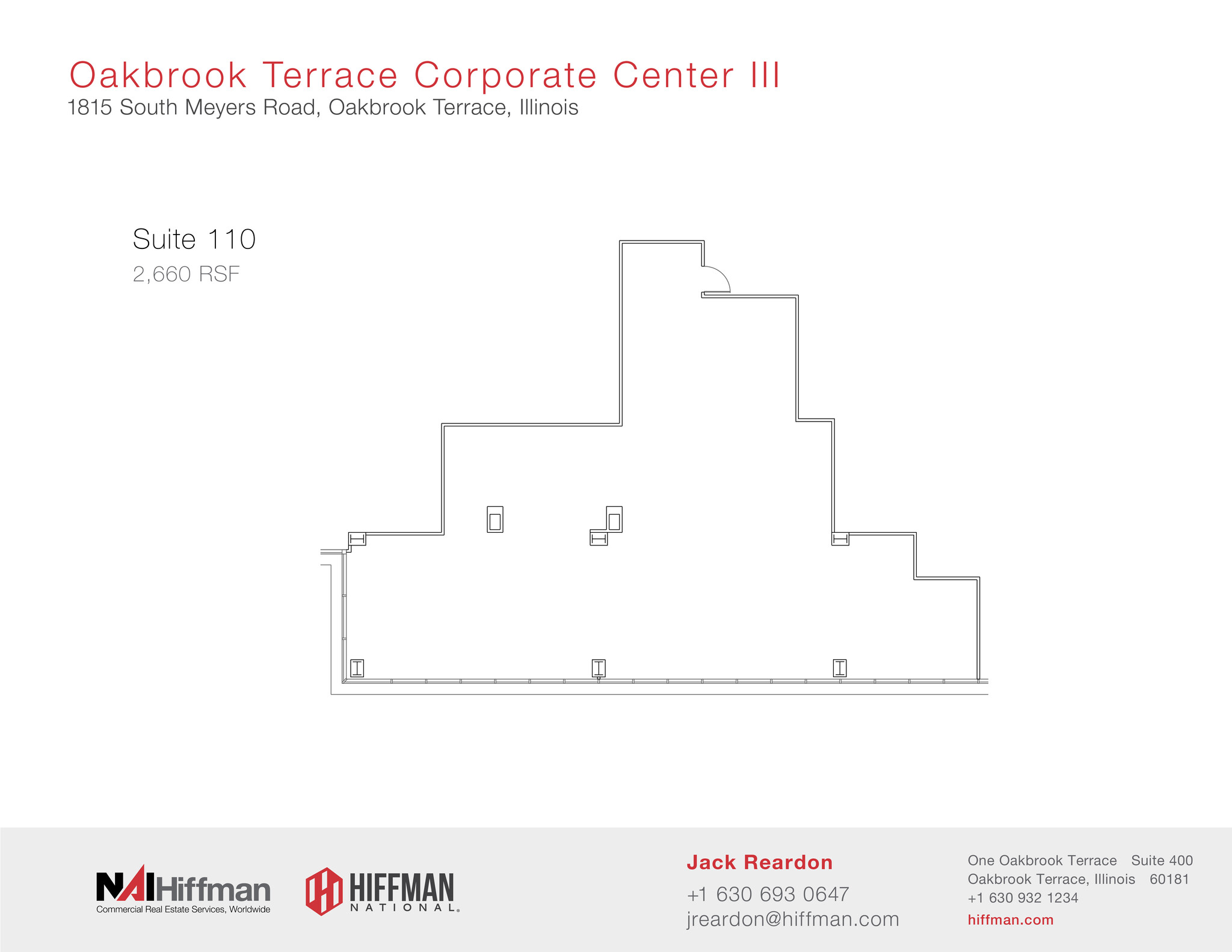 1815 S Meyers Rd, Oakbrook Terrace, IL à louer Plan d’étage– Image 1 sur 1