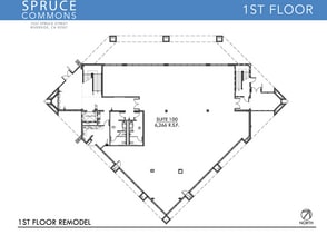 1533 Spruce St, Riverside, CA à louer Plan d’étage– Image 1 sur 1