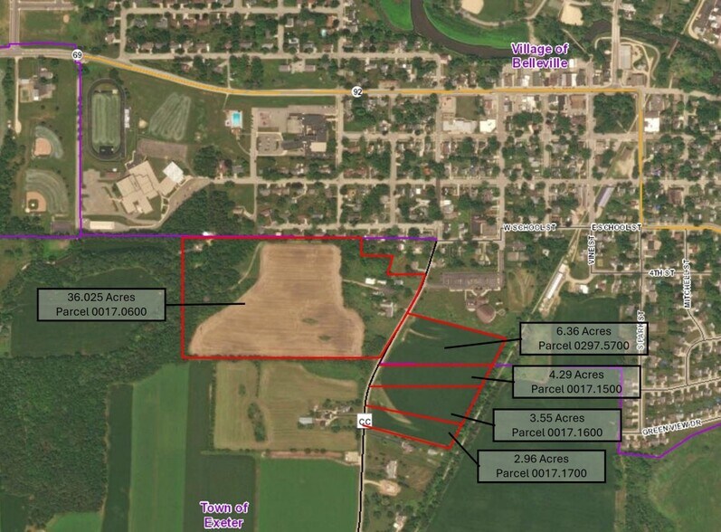 N9673 County Road CC, Belleville, WI à vendre - Aérien – Image 2 sur 2