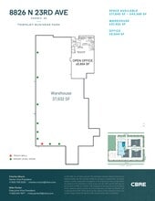 8836 N 23rd Ave, Phoenix, AZ à louer Plan de site– Image 1 sur 1