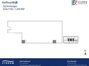 233 N Michigan Ave, Chicago, IL à louer Plan d’étage– Image 1 sur 1