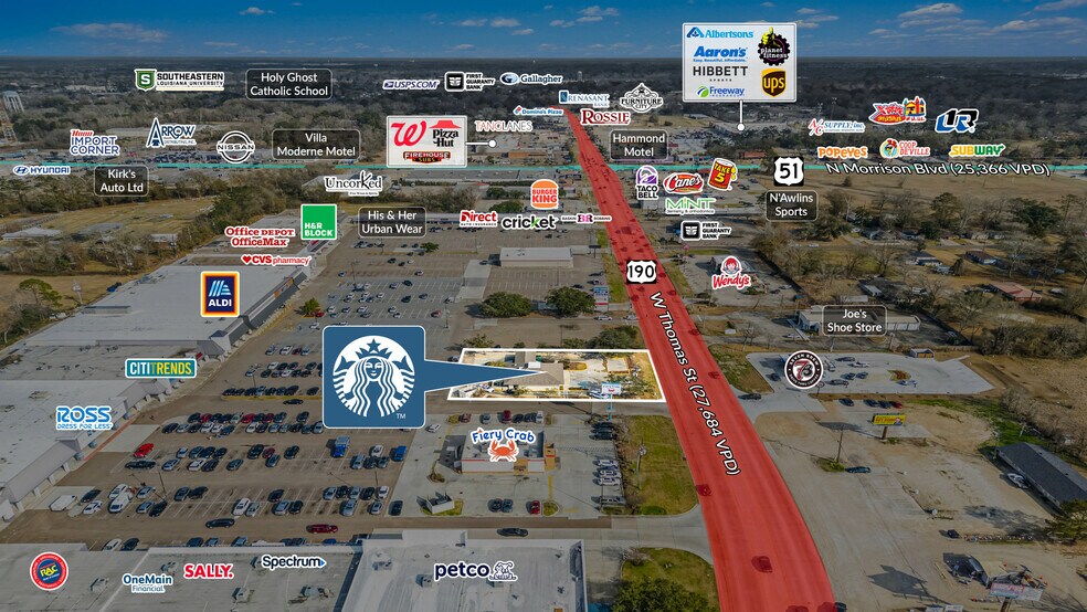 2448 W Thomas St, Hammond, LA à vendre - Photo de l’immeuble – Image 2 sur 5