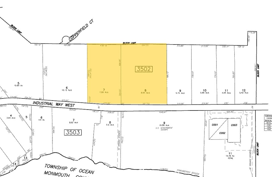 246 Industrial Way W, Eatontown, NJ à louer - Plan cadastral – Image 2 sur 7