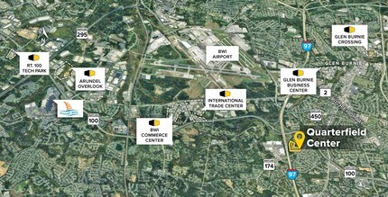 801 Landmark Dr, Glen Burnie, MD - Vue aérienne vue de carte