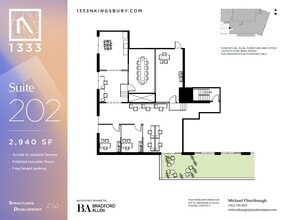 1333 N Kingsbury St, Chicago, IL à louer Plan d’étage– Image 2 sur 2