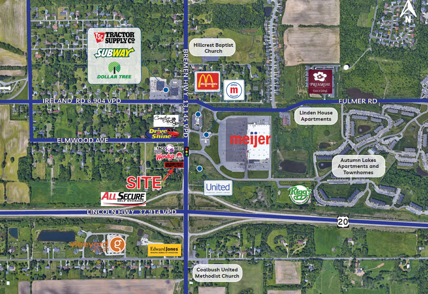 3707 Bremen Hwy, Mishawaka, IN à louer - Photo principale – Image 1 sur 5