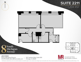 8 S Michigan Ave, Chicago, IL à louer Plan d’étage– Image 1 sur 1