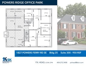 1827 Powers Ferry Rd SE, Atlanta, GA à louer Plan de site– Image 1 sur 1