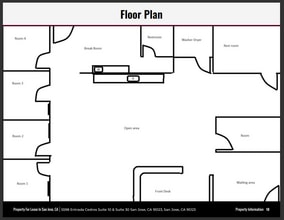 5598 Entrada Cedros, San Jose, CA à louer Plan d’étage– Image 1 sur 15