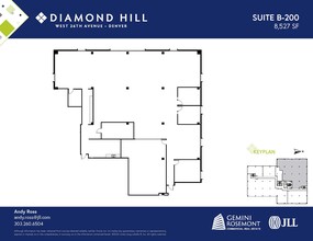 2490 W 26th Ave, Denver, CO à louer Plan d’étage– Image 1 sur 2