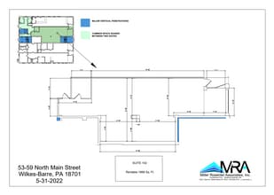 53-59 N Main St, Wilkes-Barre, PA à louer Plan d’étage– Image 1 sur 1