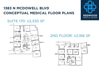 1383 N McDowell Blvd, Petaluma, CA à louer Plan d’étage– Image 1 sur 6