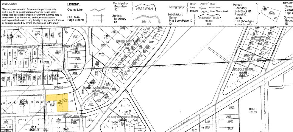 1201 20th St, Miami Beach, FL à louer - Plan cadastral – Image 2 sur 9