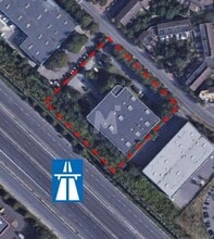 Rue Du Plessis Briard, Évry-Courcouronnes, ESS - Vue aérienne vue de carte