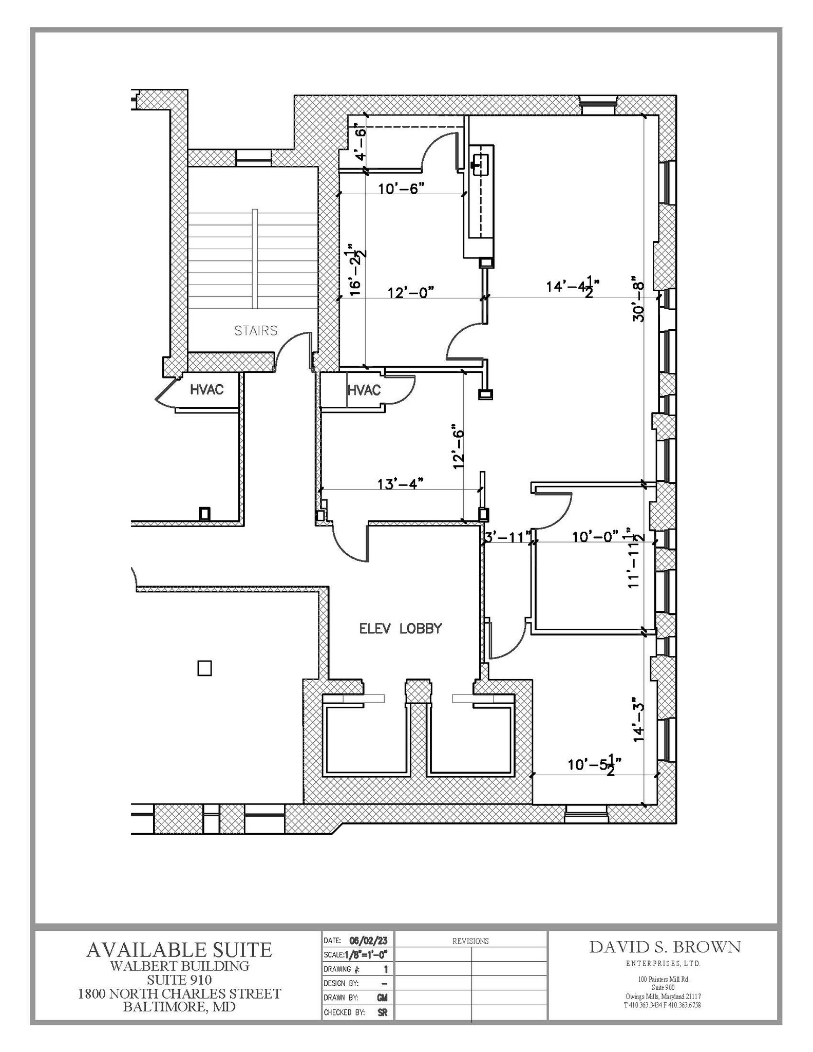 1800 N Charles St, Baltimore, MD à louer Plan d’étage– Image 1 sur 1