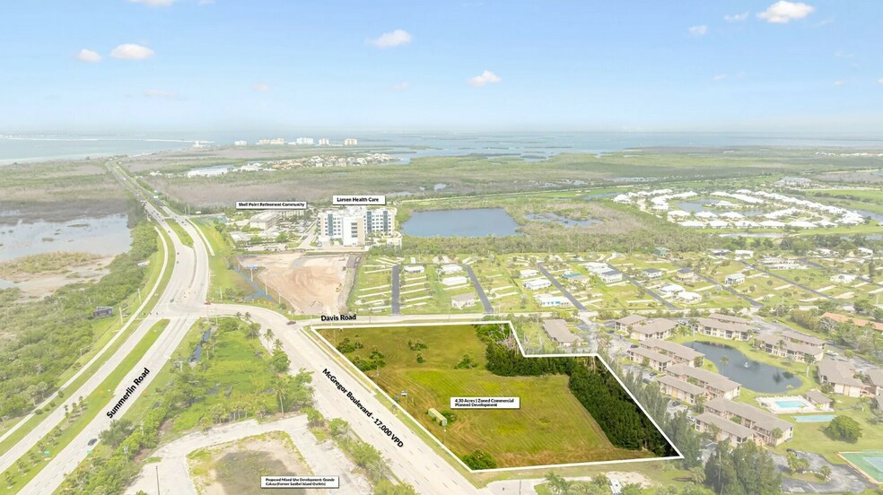 16984-16998 McGregor Blvd, Fort Myers, FL à vendre - Aérien – Image 3 sur 9