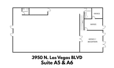 3970 Las Vegas Blvd N, Las Vegas, NV à louer Plan d’étage– Image 1 sur 1