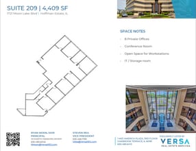 1721 Moon Lake Blvd, Hoffman Estates, IL à louer Plan d’étage– Image 1 sur 1