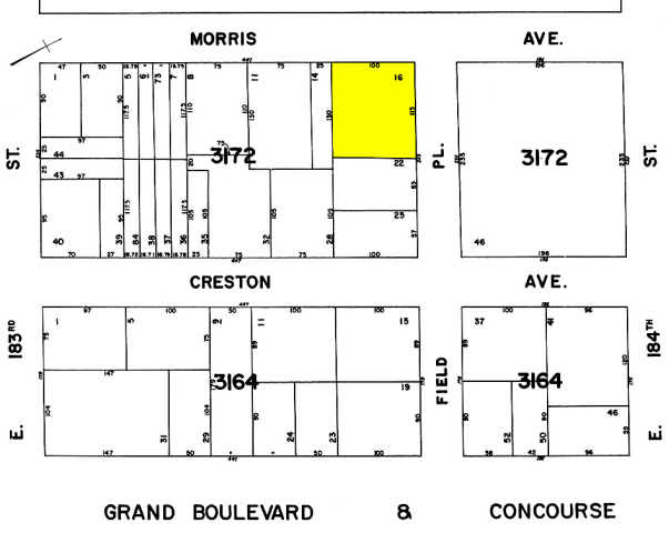 2338 Morris Ave, Bronx, NY à vendre - Plan cadastral – Image 2 sur 2