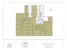320 S Boston Ave, Tulsa, OK à louer Plan d’étage– Image 1 sur 1