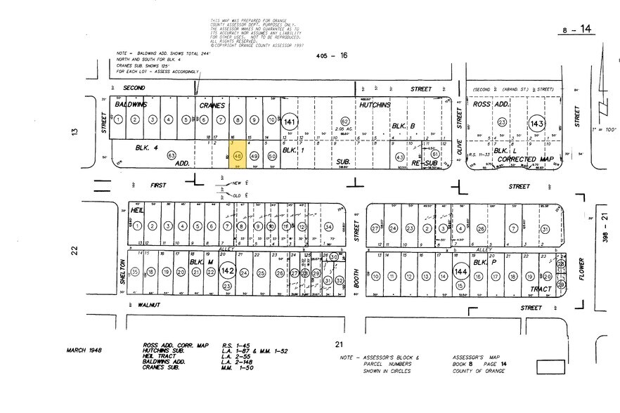 1047 W 1st St, Santa Ana, CA à louer - Plan cadastral – Image 1 sur 6