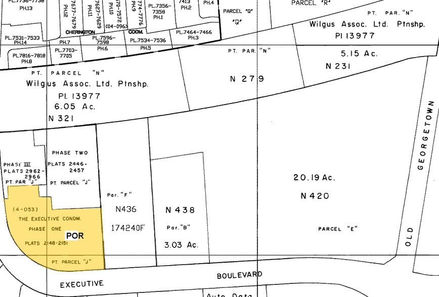 6167-6189 Executive Blvd, Rockville, MD à louer - Plan cadastral – Image 2 sur 23