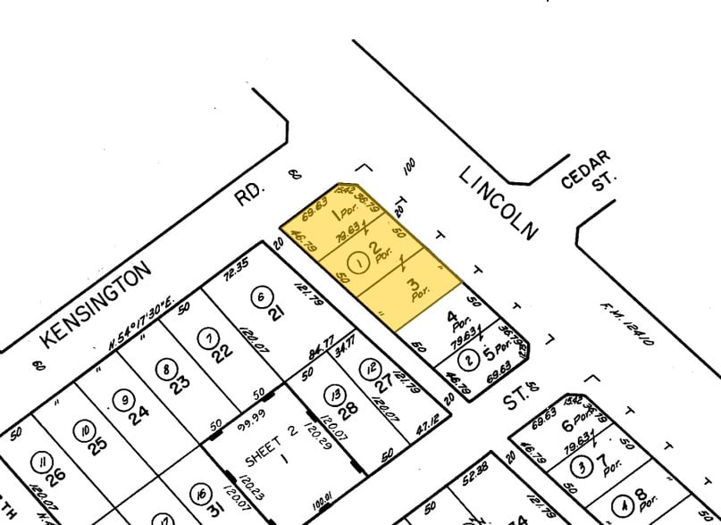 2408-2414 Lincoln Blvd, Santa Monica, CA à vendre - Plan cadastral – Image 3 sur 3