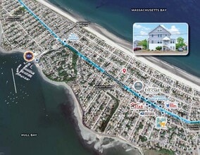 125 Samoset Ave, Hull, MA - VUE AÉRIENNE  vue de carte