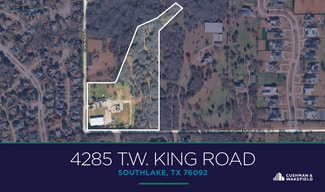Plus de détails pour 4285 T W King Rd, Southlake, TX - Terrain à vendre