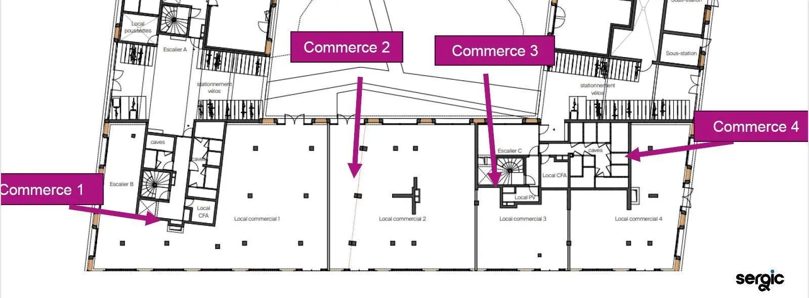 Rue Gustave Flaubert, Grenoble à louer Plan d’étage– Image 1 sur 2
