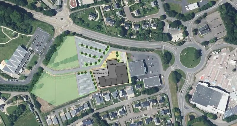 Local commercial dans Plourin-lès-Morlaix à louer - Plan de site – Image 2 sur 2