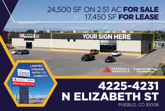 Plus de détails pour 4225-4231 N Elizabeth St, Pueblo, CO - Industriel/Logistique à vendre