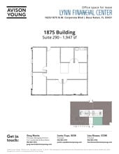 1875 NW Corporate Blvd, Boca Raton, FL à louer Plan d’étage– Image 1 sur 1
