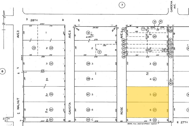 2700 Rose Ave, Signal Hill, CA à vendre - Plan cadastral – Image 3 sur 25