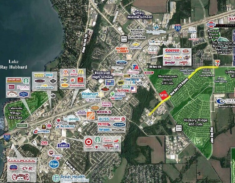 NEQ S. Goliad @ Hwy 276 Bypass, Rockwall, TX à vendre - Photo principale – Image 1 sur 1