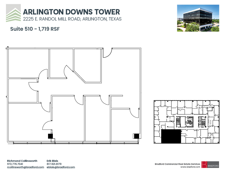 2225 E Randol Mill Rd, Arlington, TX à louer Plan d’étage– Image 1 sur 1