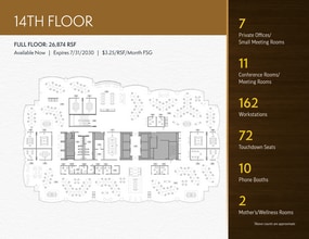 800 N Brand Blvd, Glendale, CA à louer Plan d’étage– Image 1 sur 10