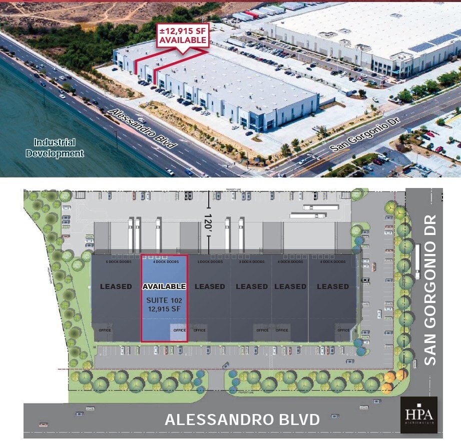 1900 Alessandro Blvd, Riverside, CA à louer Plan d’étage– Image 1 sur 1