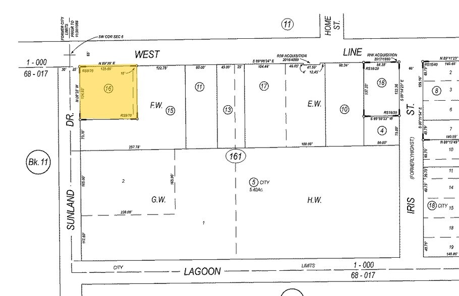 796 W Line St, Bishop, CA à vendre - Plan cadastral – Image 1 sur 1