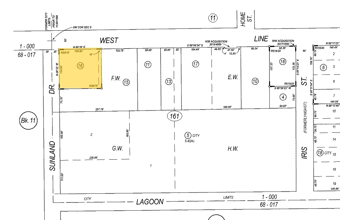 796 W Line St, Bishop, CA à vendre Plan cadastral– Image 1 sur 2